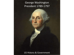 George Washington President 1789-1797