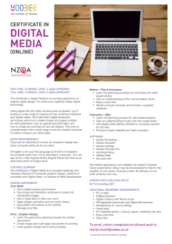 digital media - Yoobee School of Design