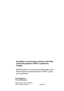 Durability of construction solutions with fiber