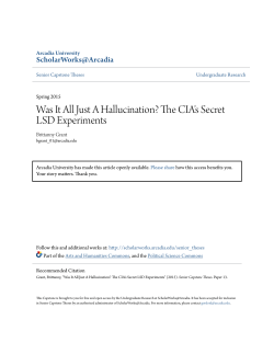 The CIA`s Secret LSD Experiments