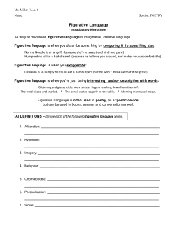 Figurative Language