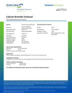 Calcium Bromide Technical Dry TDS