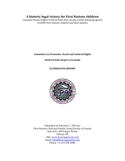 A historic legal victory for First Nations children: