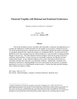 Financial Fragility with Rational and Irrational Exuberance