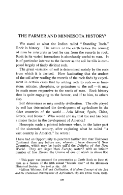 The farmer and Minnesota history.