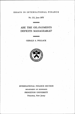 are the oil-payments deficits manageable?