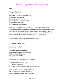 Bath Recipes - Initialise Partnership Ltd
