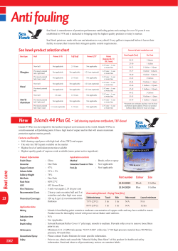 Anti fouling - Exalto Emirates