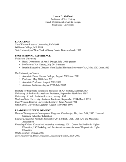 Laura Gelfand CV - Montana State University