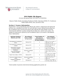 EEO Public File Report