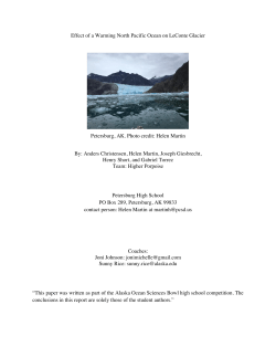 Effect of a Warming North Pacific Ocean on LeConte Glacier