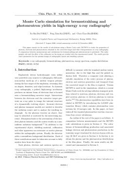 Monte Carlo simulation for bremsstrahlung and photoneutron yields