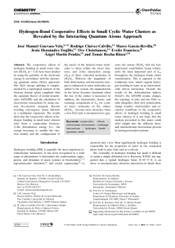 Hydrogen-Bond Cooperative Effects in Small Cyclic Water Clusters