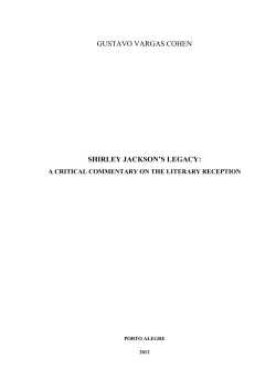 gustavo vargas cohen shirley jackson`s legacy