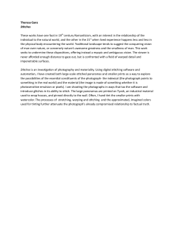 Theresa Ganz S tches These works have one foot in 19 th century