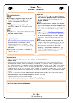 Spider Class - Newton Hill Community School