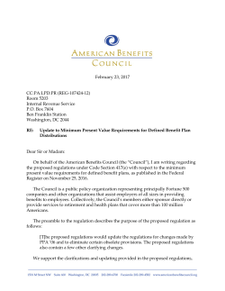 1 - American Benefits Council