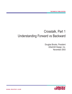Crosstalk, Part 1 Understanding Forward vs Backward