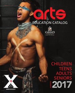 CHILDREN TEENS ADULTS SENIORS - Grand Theatre Center for