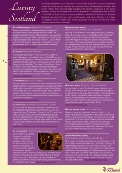 Luxurious stays Luxury Scotland