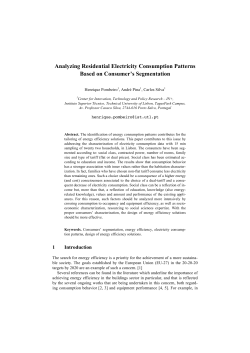 Analyzing Residential Electricity Consumption Patterns Based on