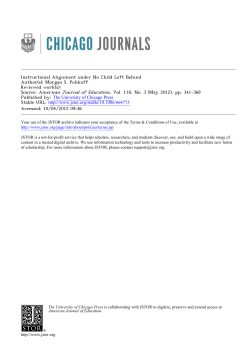 Instructional Alignment under No Child Left Behind