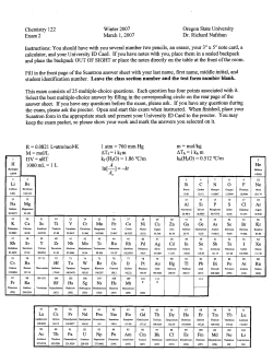 2007 Practice Exam 2 Key