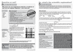 Reactive or not? So, what`s the scientific explanation?