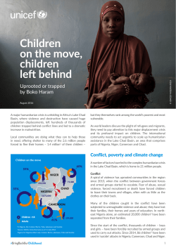 Children on the move, children left behind