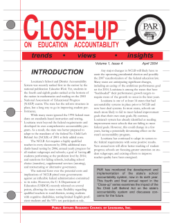 Close-up on Education Accountability, Fourth in Series