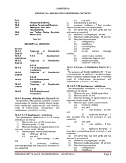 Chapter 16 - Tooele County Government