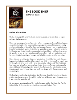 THE BOOK THIEF