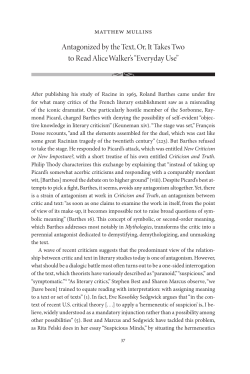 Everyday Use - Chapin High School