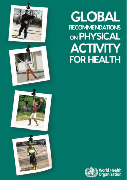 65 years old and above - World Health Organization