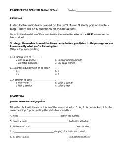 PRACTICE Test SPN IA unit 3