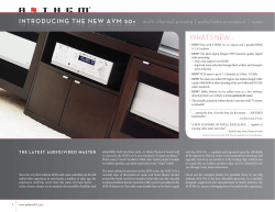 AVM 50v Data Sheet