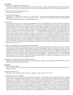 Hunter-gatherers data sheet - Database for Indigenous Cultural