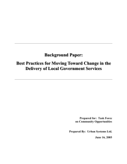 Best Practices for Moving Towards Change