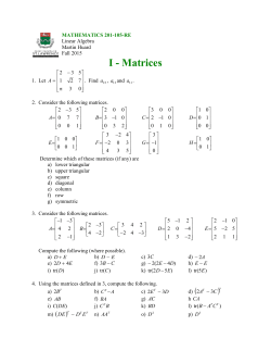 MATHEMATICS 201-105-77