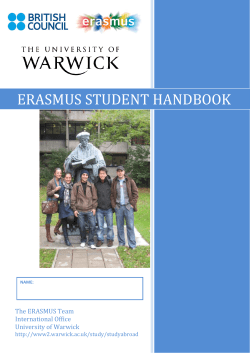erasmus student handbook