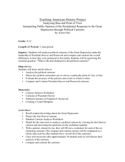 Interpreting Political Cartoons of the Great Depression