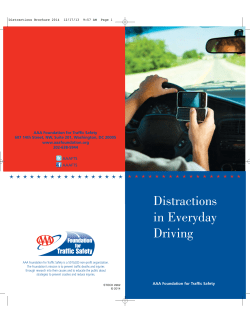 Brochures for Distracted or Drowsy Driving, Road Rage, and more