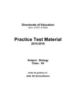 Practice Test - Edudel.nic.in