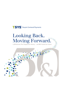 Looking Back. Moving Forward.