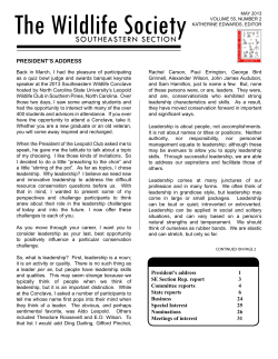 Call for Presentations