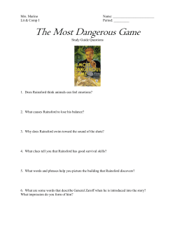 The Most Dangerous Game