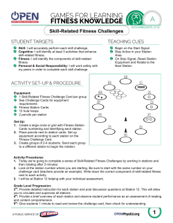 Skill-Related Fitness Challenges - openphysed-wp