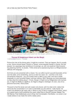 How to nail an intellectual name-dropper