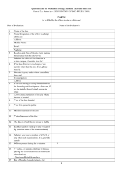 PART-I - Central Zoo Authority