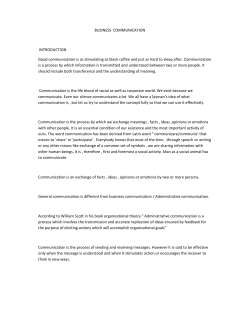 f. Business communication notes .